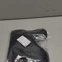 Black Ponytail Wig with Chocker, Black Straight Wig Goth Wigs with Detachable Ponytail+ Cap for Halloween Costume Party Movie Cosplay