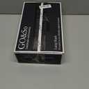 GO&SO Natural Linen Medium Drum Lamp Shades 13" Top x 13" Bottom x 10" High (Spider) Modern Beige Gray Lampshade for Table Lamps Bedside Lamps -Assembly Required - By GO&SO