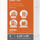 Office Depot Brand Thermal Paper Rolls, 2 1/4" x 50', White, Pack Of 6