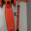 Lifemaster Mini 3-Wheel Kids Scooter with Multi-Color Wheel Lights  4-Height Adjustable Handlebar, Wide Anti-Slip Deck, Child Safety Certified, Boys & Girls Ages 2+ Supports Up to 110 lbs (Red)