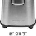 OVENTE Electric Coffee Grinder, 200W Powerful Coffee Bean & Spice Grinder with 2.1 Oz Removable Grinding Bowl, Stainless Steel Blade, Push Power Button, Transparent Lid & Anti-Skid Feet, Silver CG620S