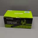 Leaf Blower, Electric Cordless Leaf Blower with 2 Batteries and Charger, 2 Speed Mode, Lightweight Cordless Blower for Blowing Leaves, Patio Cleaning, Blowers for Lawn Care and Dust