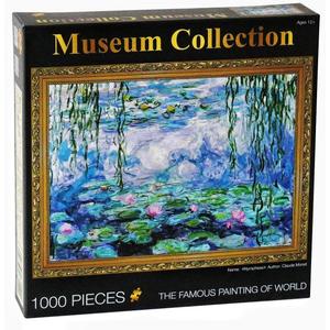 Moruska Water Lilies by Claude Monet Jigsaw Puzzle 1000 Piece Art Puzzles for Adults Museum Collection Famous Paintings