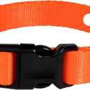 Cat Collar Breakaway with QR Code Name Tag,Pet ID Tag,Cute Kitty Collar with Bell,Scan QR Receive Instant Pet Location Alert Email (Orange)