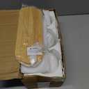 ONTUBE Porcelain Condiment Pots Set of 3 with Tray 12oz White