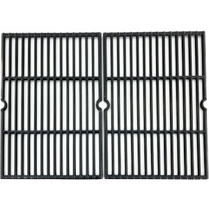 Parts DC116 18 1/4 Inch Grid Grate Replacement for Charbroil, Coleman, Kenmore, Master Forge, Thermos, Uniflame, Master Forge and Others, 2 PCS Porcelain Coated Cast Iron Cooking Grid