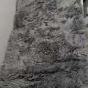 Ophanie Area Rugs for Bedroom Living Room, Grey Fluffy Fuzzy Shag Shaggy Soft Plush Carpet, 2x3 Small Throw Non Slip Mini Door Entryway Dog Mat, Indoor Gray Rug for Kids Home Dorm Decor Aesthetic