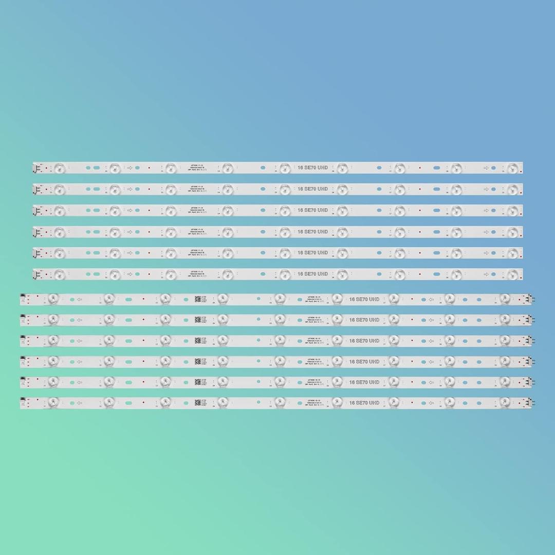 12 Pieces E70-E3 LED Backlight Strips for Vizio 70 Inch TV, LED Backlight Replacement for Vizio TV LB70006 V1_00 / LB70006 V0_01
