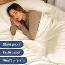 Extra Deep Queen Sheet Set - 6 Piece Breathable and Cooling Sheets - Hotel Luxury Bedding for Women, Men, Kids & Teens - Easy & Secure Fit - Soft, Wrinkle Free & Comfy - Extra Deep Pockets - Off White