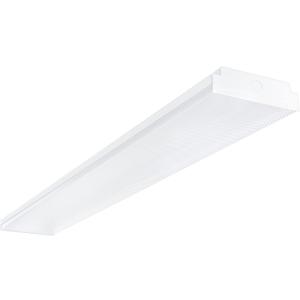 ANTLUX 4FT LED Wraparound Light 40W LED Garage Shop Lights, 40W 4400LM, 4000K, 4 Foot Wrap Around Fixture, 48 Inch Linear Strip Flush Mount Office Ceiling Lighting, 128W Fluorescent Tube Replacement