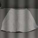 SHEKINI Women's Swim Skirt High Waisted Tummy Control Swimdress with Pockets Modest Bathing Suit Swim Bottoms (Large, White)