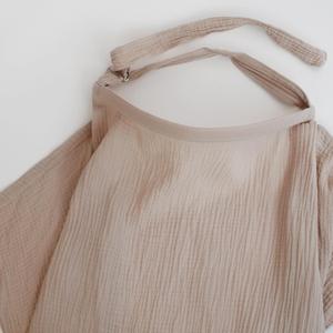 Muslin Nursing Cover for Breastfeeding  Soft & Breathable Privacy Nursing Cover with Adjustable Strap, Lightweight & Portable for Outdoor Use, Neutral Sand