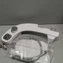 PIKETS Bidet Attachment for Toilet, Dual Nozzle (Frontal and Rear Wash) Non-Electric Fresh Water Toilet Seat Attachment with Nozzle Self Cleaning, Adjustable Water Pressure(Chrome Silver)