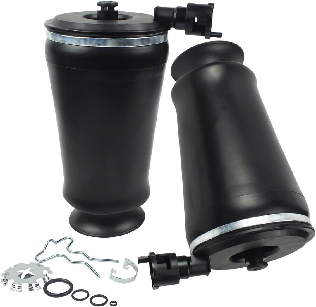 2PCS Rear Air Suspension Spring Bag for 1990-2011 Lincoln Town Car,1992-2011 Mercury Grand Marquis,1993-2008 Ford Crown Victoria, 3U2Z5580AA,6W1Z5560AA,FOVY5560A
