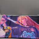 Demon Movie Hunters Birthday Decorations,Demon Movie Hunters Happy Birthday Banner Backdrop for Kids Birthday Party Supplies 60 * 40 inches