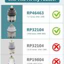 Shower Trim Kit Compatible with 17& 1700 Series, Shower Cover Plate with Handle, Brushed Nickel(Valve& Catridge Not Inclued)