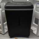 WOLVERINE 8-Sheet Super Micro Cut High Security Level P-5 Ultra Quiet Paper/Credit Card Home Office Shredder with 4.5 gallons Pullout Waste Bin SD9101 (Black)