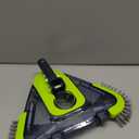 Upgrade Pool Vacuum Head with Wheels & Side Brushes, Universal Rotatable Hose Adapter,Weighted Triangular Shape, for Inground/Above Ground Swimming Pools,Sepetrel