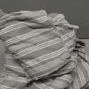 RUVANTI Flannel Sheets Full Size - 100% Cotton Double Brushed Bed Sheets Set, Deep Pockets 16 Inches, All Seasons Breathable & Extra Soft Full Sheets, Warm & Cozy, 4 Piece, Grey Lining