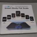 RunStar Scale for Body Weight, Precision Digital Bathroom Smart Scale with 3.5" TFT Color Large Display for BMI Muscle Mass Heart Rate, 22 Body Composition Analyzer Sync APP, 400lb