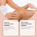 2 x Organic Castor Oil Roll-On with Rose Quartz | Cold-Pressed & Hexane-Free | For Skin, Brows, Lashes & Castor Oil for Women | 50mL (1.7oz) (1)