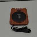 Sourdough Starter Warmer Mat - 24H Timer - Precise 1F Thermostat Control (70-100F) - Smart Memory Warming On/Off - Fits Jars Up to 40oz - Perfect for Home Baking (Burnt Umber)