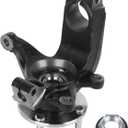 Autoround 698-407 Front Left Steering Knuckle & Wheel Bearing Hub Assembly Fit for Ford Focus 2006 2007 2008 2009 2010 2011, Replace# 698407 LK003, Driver Side