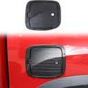 Fuel Tank Cap Replacement Anti-theft Lock Cap Compatible with Toyot@ Tacoma 2016-2022 Car Fuel Tank Gas Filling Cap Decoration, Gas Tank Door Cap with Lock accessories (style C)