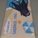 Greatever Snorkel Fins Adjustable Buckles Open Heel Swim Flippers Travel Size Short Swim Fins for Snorkeling Diving Swimming Adult Men Womens (Green)