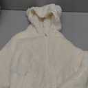 Adarl Baby Toddler Boys Girls Fleece Jacket with Hood Zip Up Cute Bear Coats for Infant Boys Girls Fuzzy Jacket with Ear 5-6 Years (Apricot)