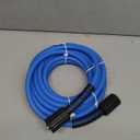 UBERFLEX Kink Resistant Pressure Washer Hose 1/4", 3,100 PSI with (2) 22MM - Made in USA - (50 Feet)