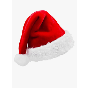 Christmas Santa Hats for Adults, Classic Red Holiday Party Accessories,Large Christmas Hat for Men & Women,Soft Xmas Party Supplies, 2 Pack