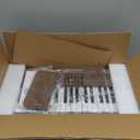 Kids Piano Keyboard, Digital Piano for Kids, Music Educational Instrument Toy, Wood Toy for 3+ Girls and Boys (Walnut, 37 Keys)