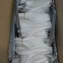 SmartSign (Pack of 1000) 2.75 x 1.375 inch White Blank Tyvek Shipping Tags with Wire, Size #1, 8 mil Thick Tyvek