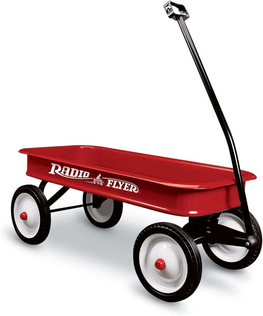 Radio Flyer Kids Wagon, Rolling Cart, Utility Cart, Classic Red Wagon for Kids, for Gardening, Beach, Camping Essentials, Ages 1.5+ Years