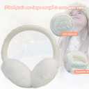 POXIMI Baby Warm Earmuffs Kid Magic Gloves Girl Soft Plush Ear Muffs Toddler Knit Mittens for Boy Winter Ear Warmer Set