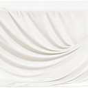 Ling's moment White Wedding Table Cloths in Premium Crumpled Velvet, 9ft x 11ft, Fits 4ft/6ft Rectangular/Round Sweetheart&Head Table for Wedding Reception, Bridal Shower, Birthday Decoration,Banquet