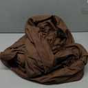 ROYALE LINENS 300 Thread Count 100% Long Staple Combed Cotton Fitted Sheet Queen - Super Soft Deep Pocket Bottom Sheet - Fitted Sheets Only - Elastic Sheets (Queen, Chocolate)