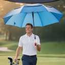 SIEPASA Golf Umbrella Large 62/68/72 Inch Automatic Open Golf Umbrella Extra Large Oversize Double Canopy Vented Umbrella Windproof Waterproof for Men and Women.
