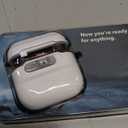 ESR for AirPods 4 Case, Compatible with AirPods 4 Generation Case (2024)(USB-C), MagSafe Compatible, Magnetic Lid Lock, Drop-Proof Protection Cover with Lanyard, Pulse Series,White