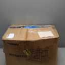 White Bounce House with Blower Included, 9x9x7FT Inflatable Bounce House Castle with Ball Pit and Slide,Small Jumper Bouncy Castle, Fun for Kids Birthday Party