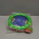 Fun Bouncy Paddle & Stringy Ball Toss & Catch Game - Easy to Use for Kids All Ages - Soft Foam Design for Safe Play Indoors or Outdoors - Also Works as Flying Disc - Great Gift Idea for Boys & Girls (Red & Green)