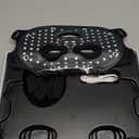 7 Color Red Light Therapy Mask, Wireless LED Face Mask Light Therapy with Eye Protection Cushion, Lightweight Soft Silicone Red Light Therapy for Face for Wrinkle Reduction Anti Aging, Black