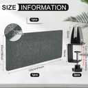 Colarr Sound Proof Dividers with Clamp 16 x 47 '' Mounted Desk Divider Privacy Panel Acoustic Absorbing Desk Partition Privacy Boards for Office Desktop Accessories Reduce Distractions