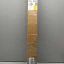 UNISHADES no Drill Cordless Roman Shades for Windows, 30" W 64" H - 100% Blackout - Linen - Beige