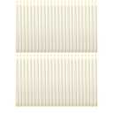 48 Pcs Flameless LED Taper Candles Battery Operated Candles Bulk Realistic LED Candlesticks Flickering for Wedding Church Graduation Party Home Decor(Ivory,Classic Style)