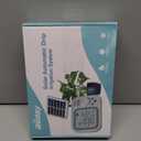 Solar Automatic Drip Irrigation System Houseplant Auto Self Watering Device Waterer for 15 Potted Plants Outdoor Indoor Garden Balcony Vacation While Away (Gray)