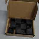 4/5 Inch Rubber Square Feet Furniture Table Chair Leg Foot Cover Caps Chair Leg Floor Protectors, Prevent Scratches, Wood Floor Protector 12pcs 4/5" x 4/5" Black