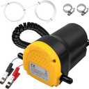 12V 60W Oil Extractor Pump, Upgraded Oil Change Pump, Diesel Fluid Transfer Pump Extractor Scavenge Suction for Car, Small Truck, Tractor