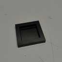 Restaurantware 2.5 x 2.5 Inch Dessert Plates 20 Disposable Appetizer Plates - For Cold Foods Black Plastic Mini Serving Plates Serve Appetizers Or Desserts For Buffet Or Catered Events